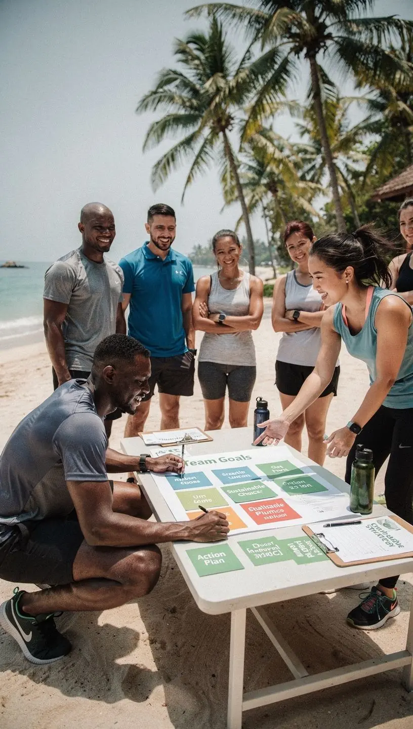 Strategic business meeting