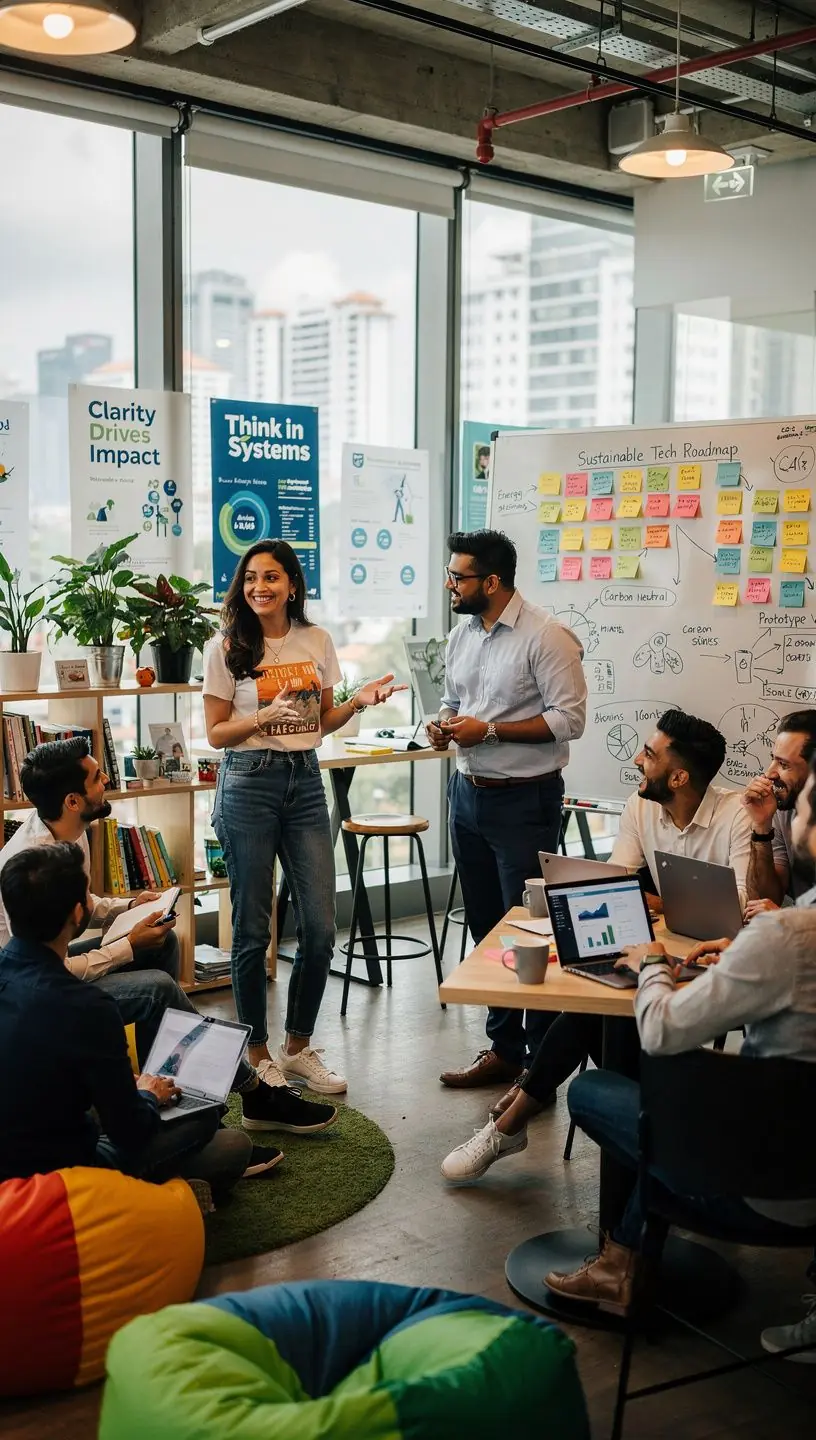 Professional team collaboration